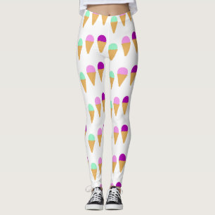 Leggings Leyendas del patrón de helado