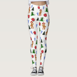 Leggings Leyendas del patrón de navidades