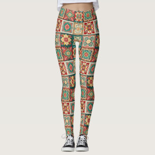 Leggings Leyendas del patrón de navidades