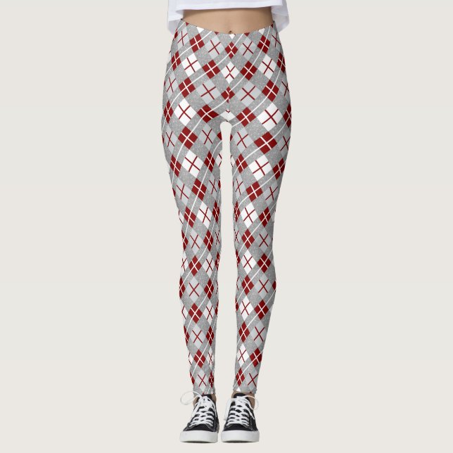 Leggings Leyendas del patrón de navidades (Anverso)