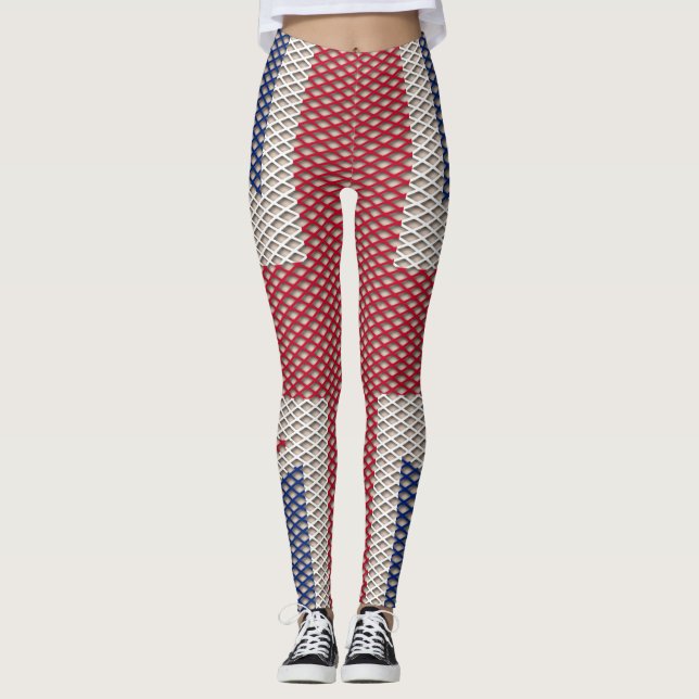 Leggings Leyendas del patrón de pesca de la bandera de la U (Anverso)