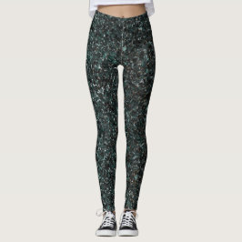 Leggings Leyendas del patrón de piedra de granito