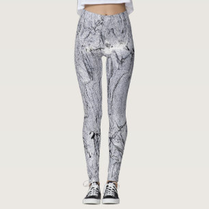 Leggings Leyendas del patrón de piedra de granito