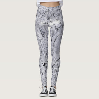 Leggings Leyendas del patrón de piedra de granito