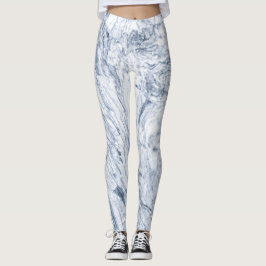 Leggings Leyendas del patrón de piedra de mármol
