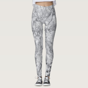 Leggings Leyendas del patrón de piedra de mármol