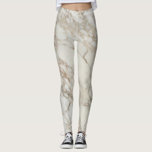 Leggings Leyendas del patrón de piedra de mármol
