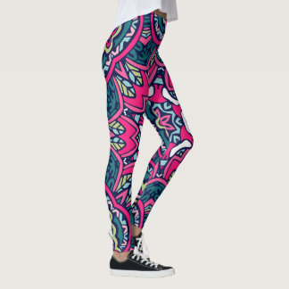 Leggings Leyendas del patrón del libro de cartón rojo