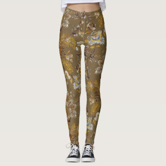 Leggings Leyendas del patrón floral de Monat