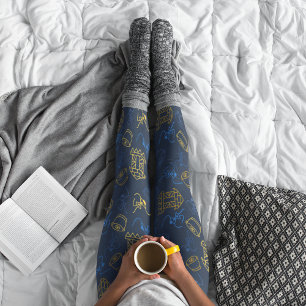 Leggings Leyendas del patrón folclórico tribal festivo