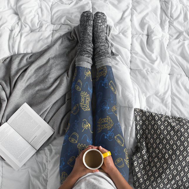 Leggings Leyendas del patrón folclórico tribal festivo (Subido por el creador)
