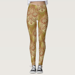 Leggings Leyendas del patrón geométrico