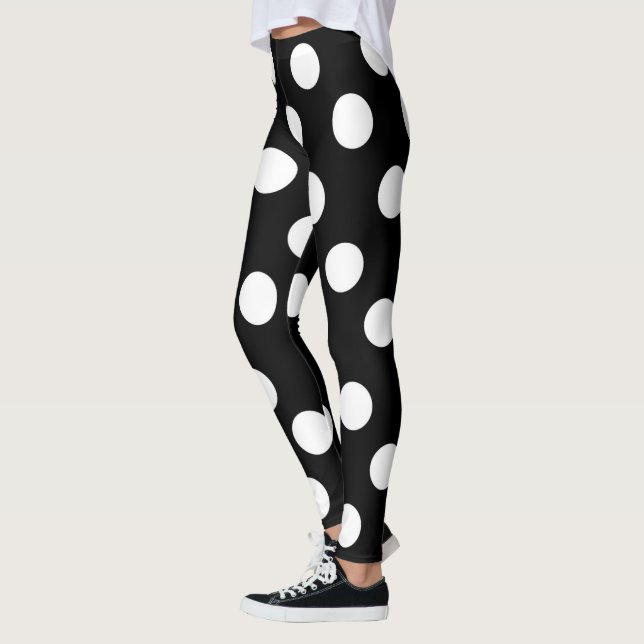 Leggings Leyendas del patrón "Punto Polka"  (Izquierda)