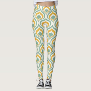 Leggings Leyendas del patrón retro de los años 70
