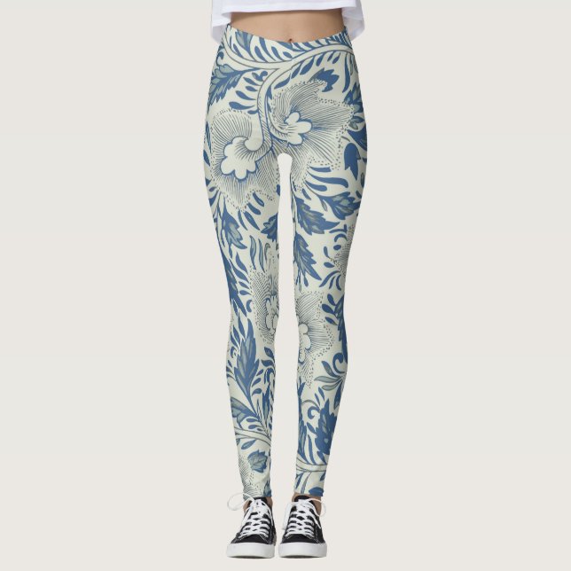 Leggings Leyendas del patrón William Morris (Anverso)