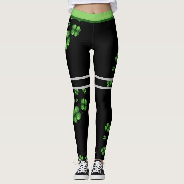 Leggings Leyendas del rock slam Shamrock (Anverso)