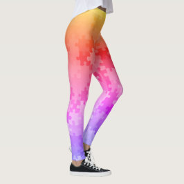 Leggings Leyendas del rompecabezas del rompecabezas de la c