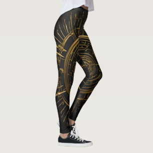 Leggings Leyendas del símbolo arcano de oro