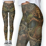 Leggings Leyendas del tatuaje del Dragón Verde: Arte Viking<br><div class="desc">Presentamos nuestra exclusiva Leggings Green Dragon, con un impresionante arte de tatuajes inspirado en Green Dragon. Estas leggings son imprescindibles para los amantes de la naturaleza que aprecian el arte céltico y vikinés ornamental. Creé las partes componentes de esta obra de arte usando contenido generativo para la tecnología de IA...</div>