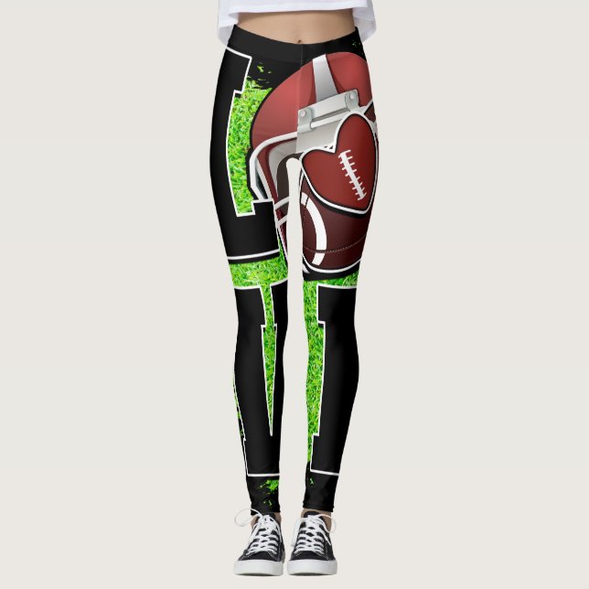 Leggings Leyendas del tema del fútbol (Anverso)