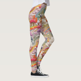 Leggings Leyendas del valle mágico bordado - lindo