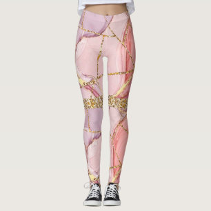 Leggings Leyendas deportivas de polluelo rosa rosado