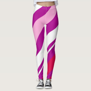 Leggings Leyendas diagonales de banda moderna