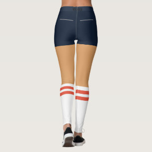Leggings Leyendas divertidas con payasos y calcetines falso
