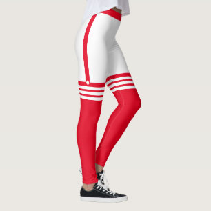 Leggings Leyendas divertidas con un rojo falso sobre calcet