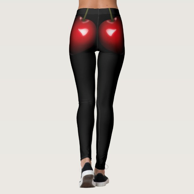 Leggings Leyendas divertidas con una dulce cervecería roja (Reverso)