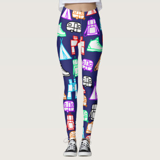 Leggings Leyendas divertidas de camping