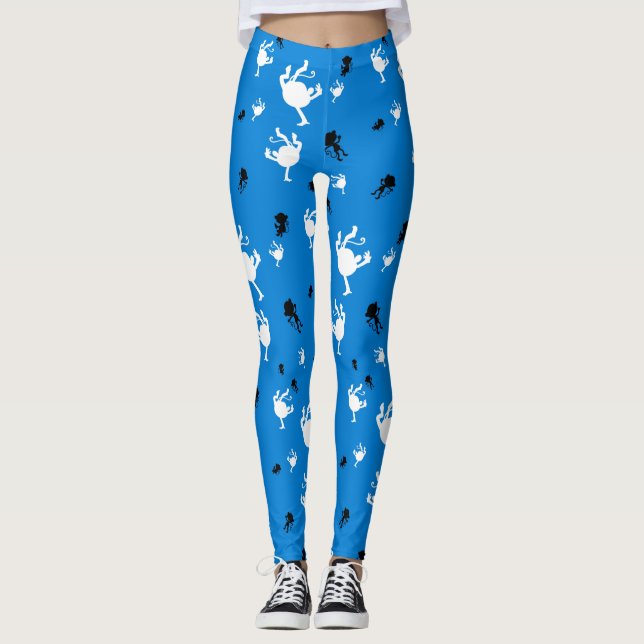 Leggings Leyendas divertidas de mono - Jugador Primate Impr (Anverso)