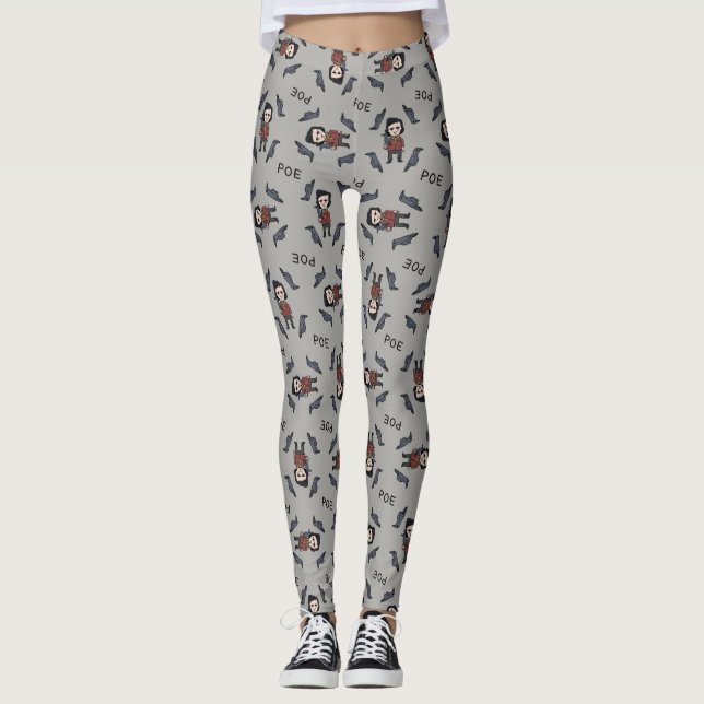 Leggings Leyendas Edgar joven Allen Poe del niño (Anverso)