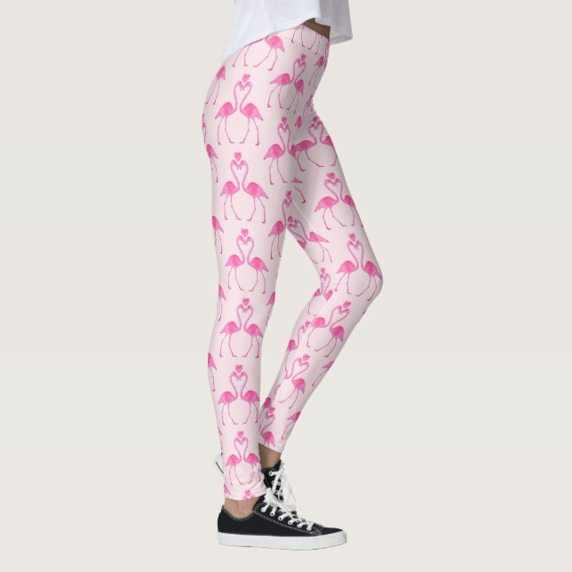 Leggings Leyendas El día de San Valentín Flamingo de camufl (Derecha)