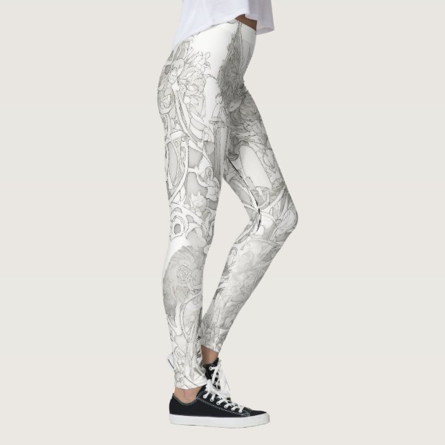 Leggings "Leyendas en las leyendas: libera tu estilo con nu (Derecha)