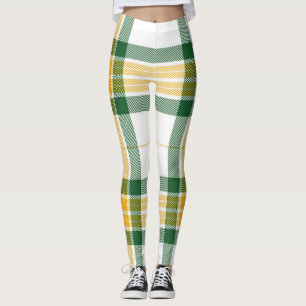 Leggings Leyendas escocesas verdes y amarillas