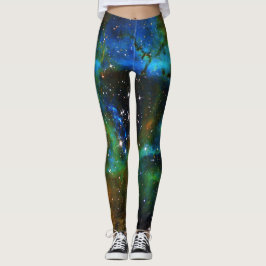 Leggings Leyendas espaciales de la nebulosa de rosette