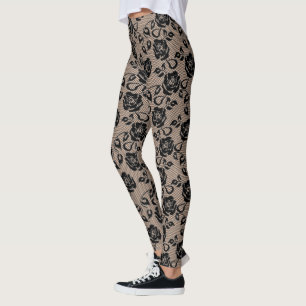 Leggings Leyendas falsas de encaje negro