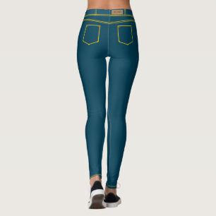 Leggings Leyendas falsas de jeans
