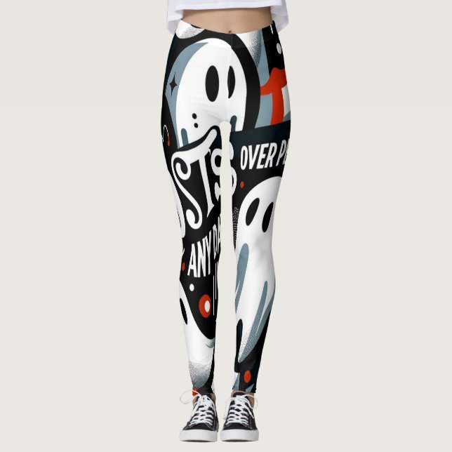 Leggings Leyendas "Fantasma sobre la gente en cualquier día (Anverso)