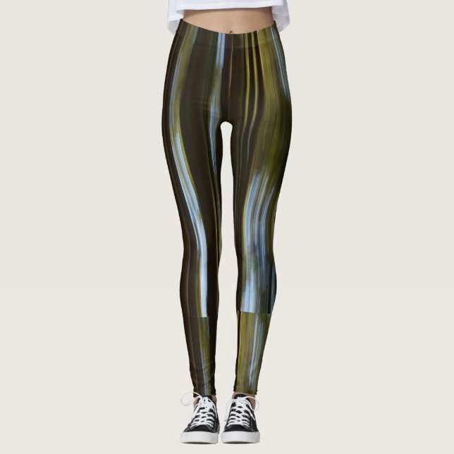 Leggings Leyendas femeninas a rayas (Anverso)