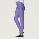 Leggings Leyendas femeninas Añadir su Personalizado de text<br><div class="desc">Personalizado Añade Tu Nombre De Texto Imagen Logo Moderno Elegante Plantilla Periwinkle Blue Leggings.</div>