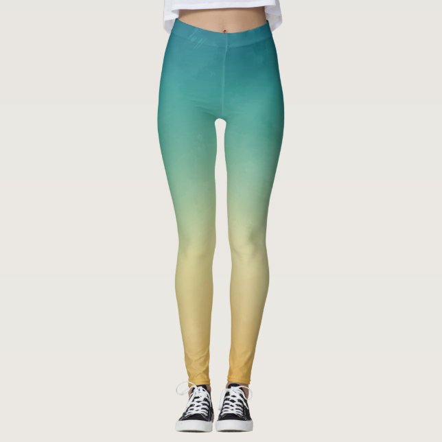 Leggings Leyendas femeninas Beach Sunset Palm Tree String L (Anverso)