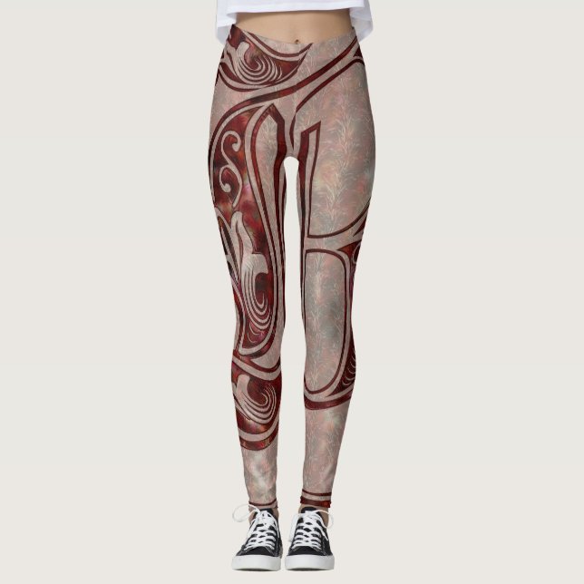 Leggings Leyendas femeninas de Borgoña (Anverso)