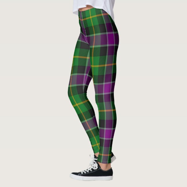 Leggings Leyendas femeninas de Escocia Selkirk Tartan (Izquierda)