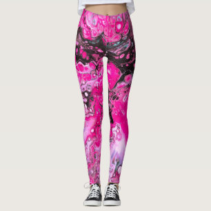 Leggings Leyendas femeninas de sangre caliente rosa alieníg
