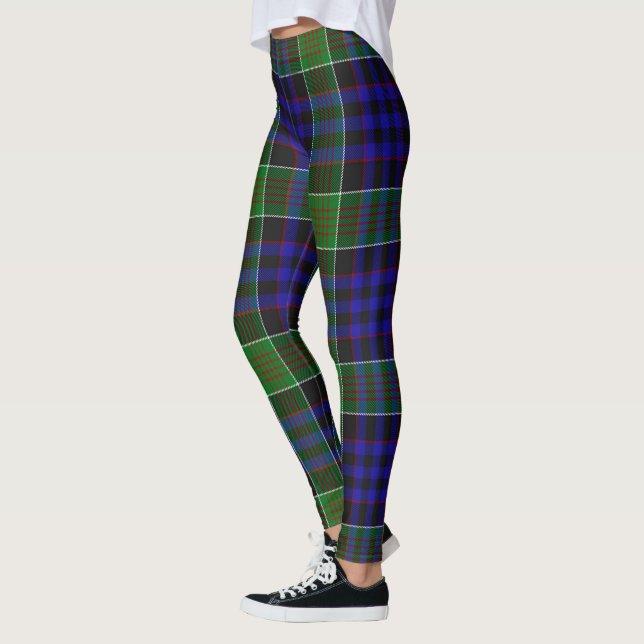 Leggings Leyendas femeninas del clan escocés Newman Tartan (Izquierda)