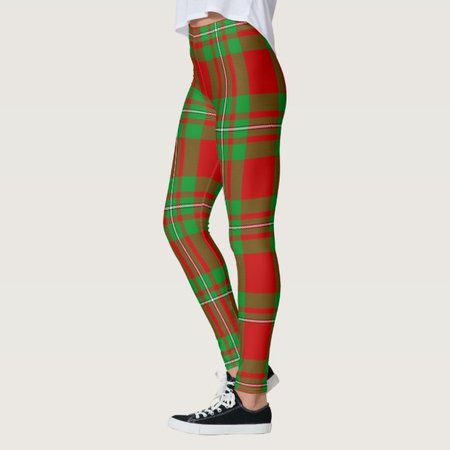 Leggings Leyendas femeninas del clan escocés Peter Tartan (Izquierda)
