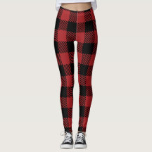 Leyendas femeninas Flannel en rojo y negro
