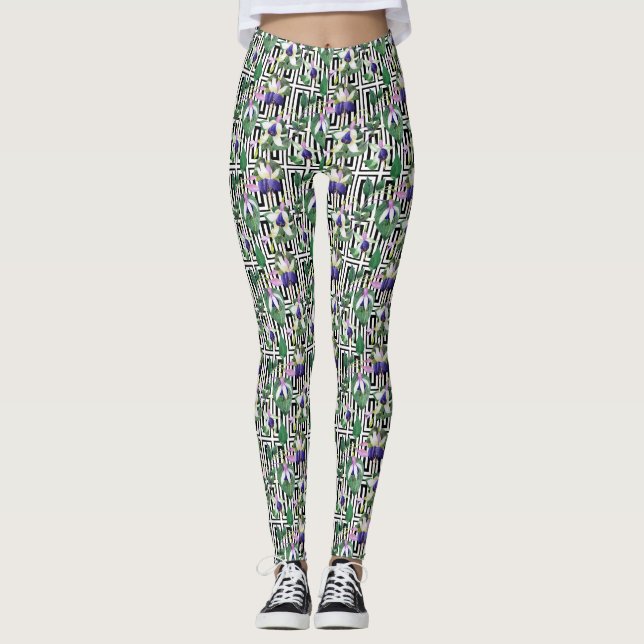 Leggings Leyendas femeninas Fuchsia azul/color verde (Anverso)